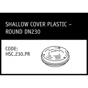 Marley Hunter Shallow Cover Plastic Round DN230 - HSC.230.PR